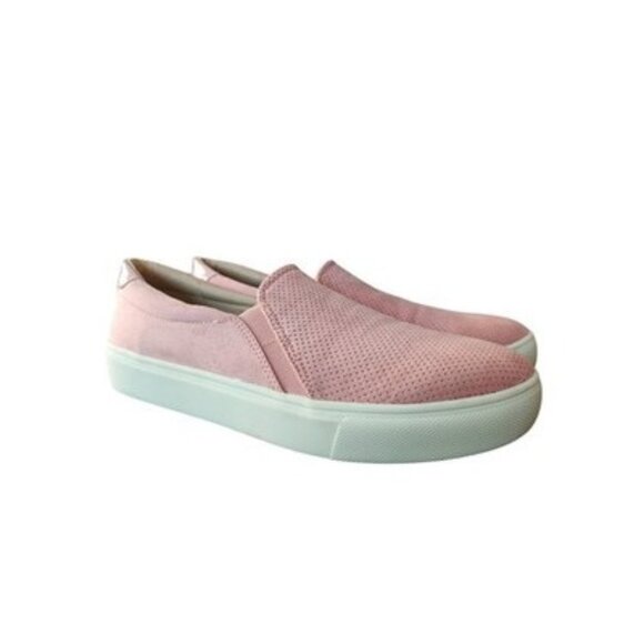 Dr. Scholl's Pink Nova Slip On Faux Leather Sneakers Women's 9  Basic Casual - Picture 1 of 13